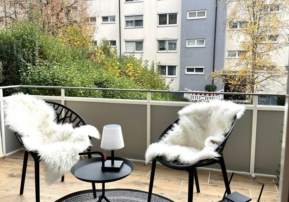 Balkon nach dem Home Staging